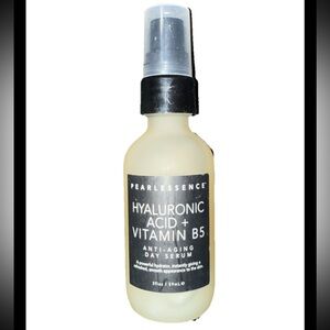 Pearlessence VitaminB5 Hyaluronic Acid Anti Aging Day Facial Serum 2 oz NEW